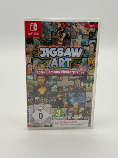 Jigsaw Art: 100+ Famous Masterpieces Nintendo Switch Factory Sealed CIB OVP Neu