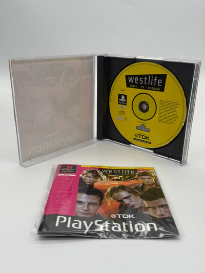 Westlife Fan-O-Mania Sony Playstation 1 Good Condition CIB OVP
