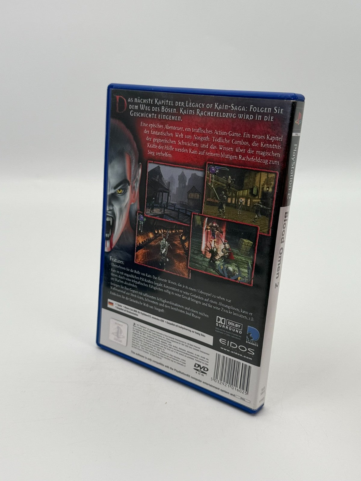 Blood Omen 2 Sony Playstation 2 bon état CIB OVP