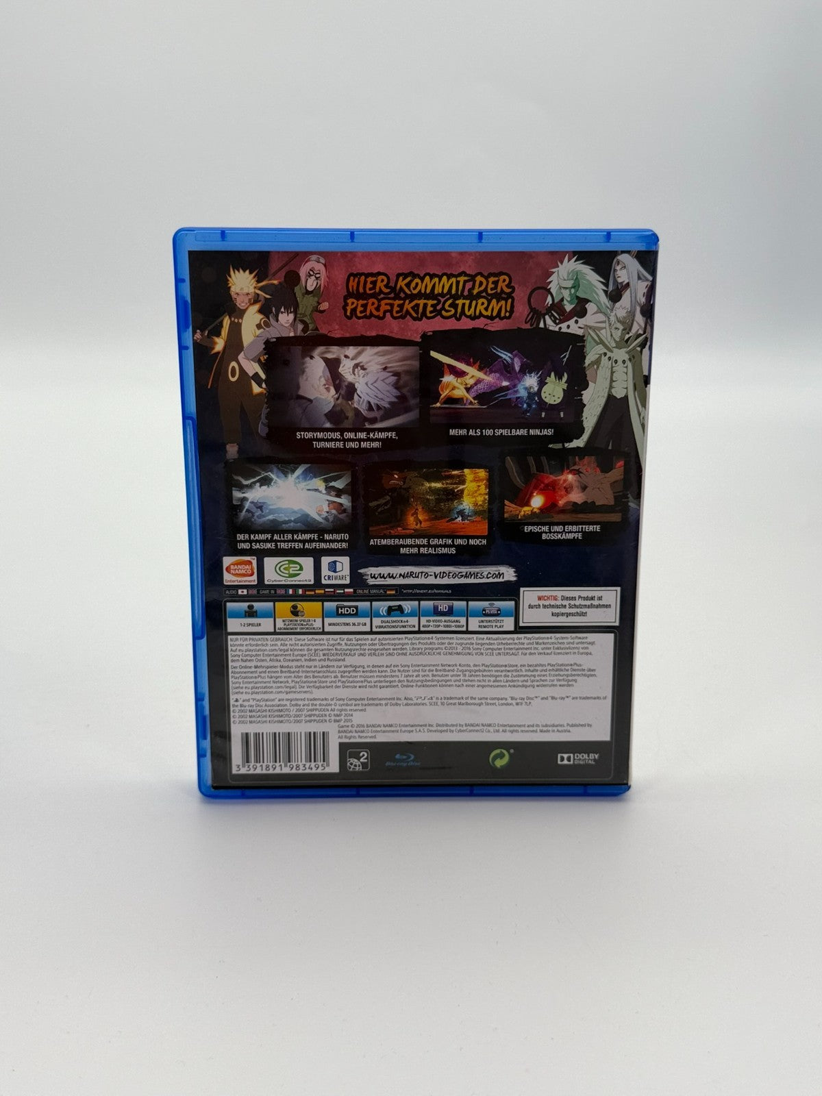 Naruto Shippuden Ultimate Ninja Storm 4 Sony Playstation 4 guter Zustand OVP