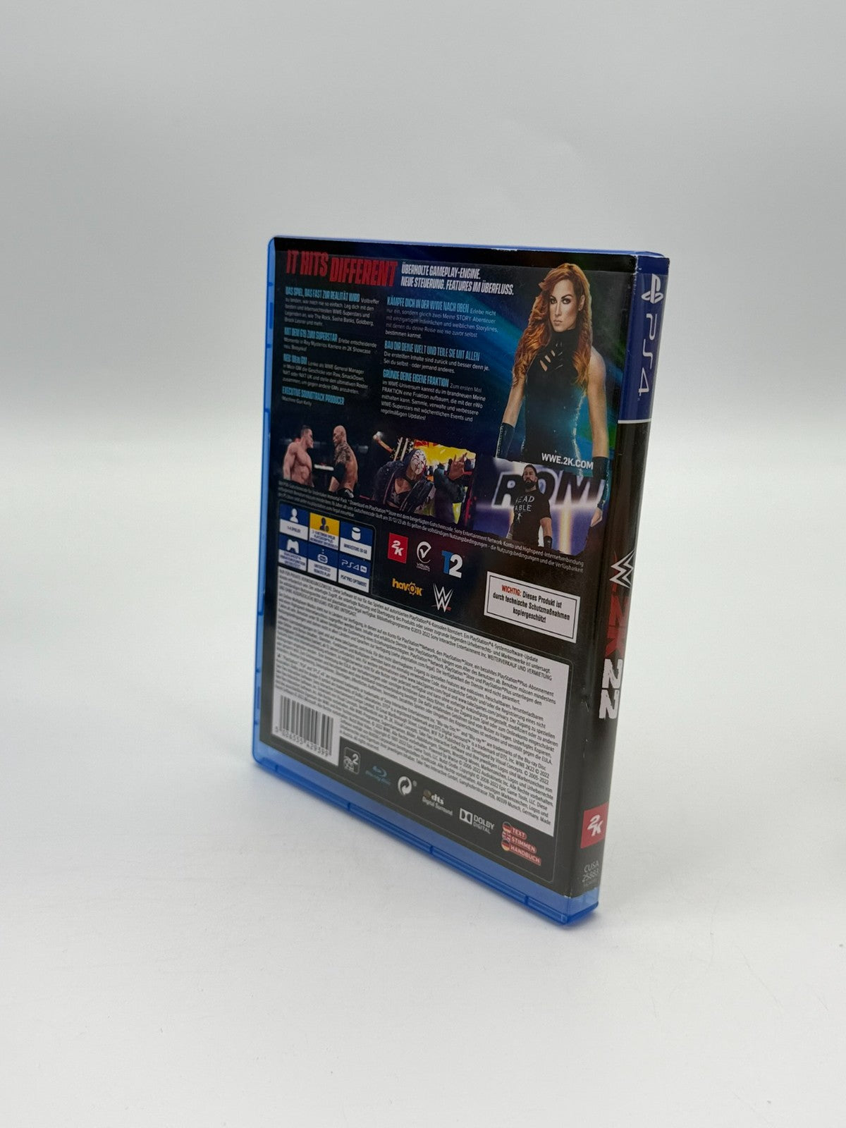 WWE 2K22 Sony Playstation 4 Très bon état Complet en boîte (CIB) Boîte d'origine (OVP)