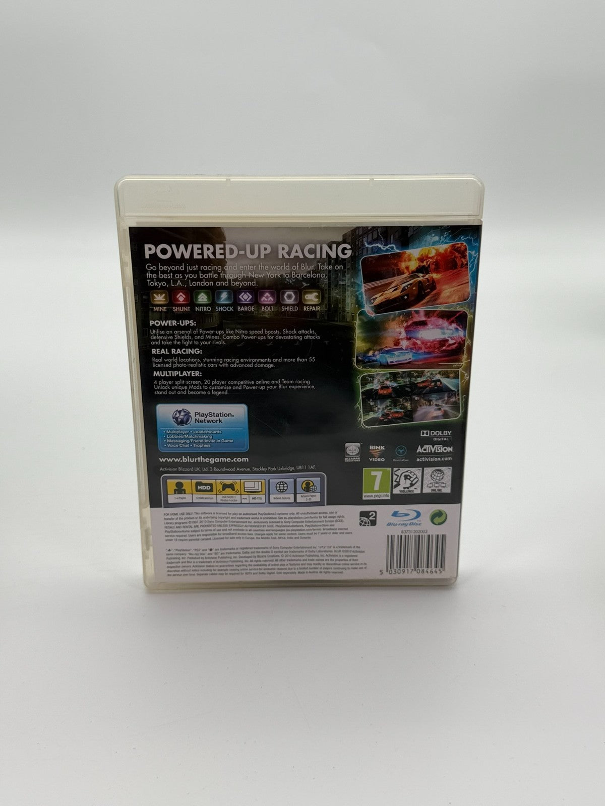 Blur Sony Playstation 3 Sehr guter Zustand CIB OVP