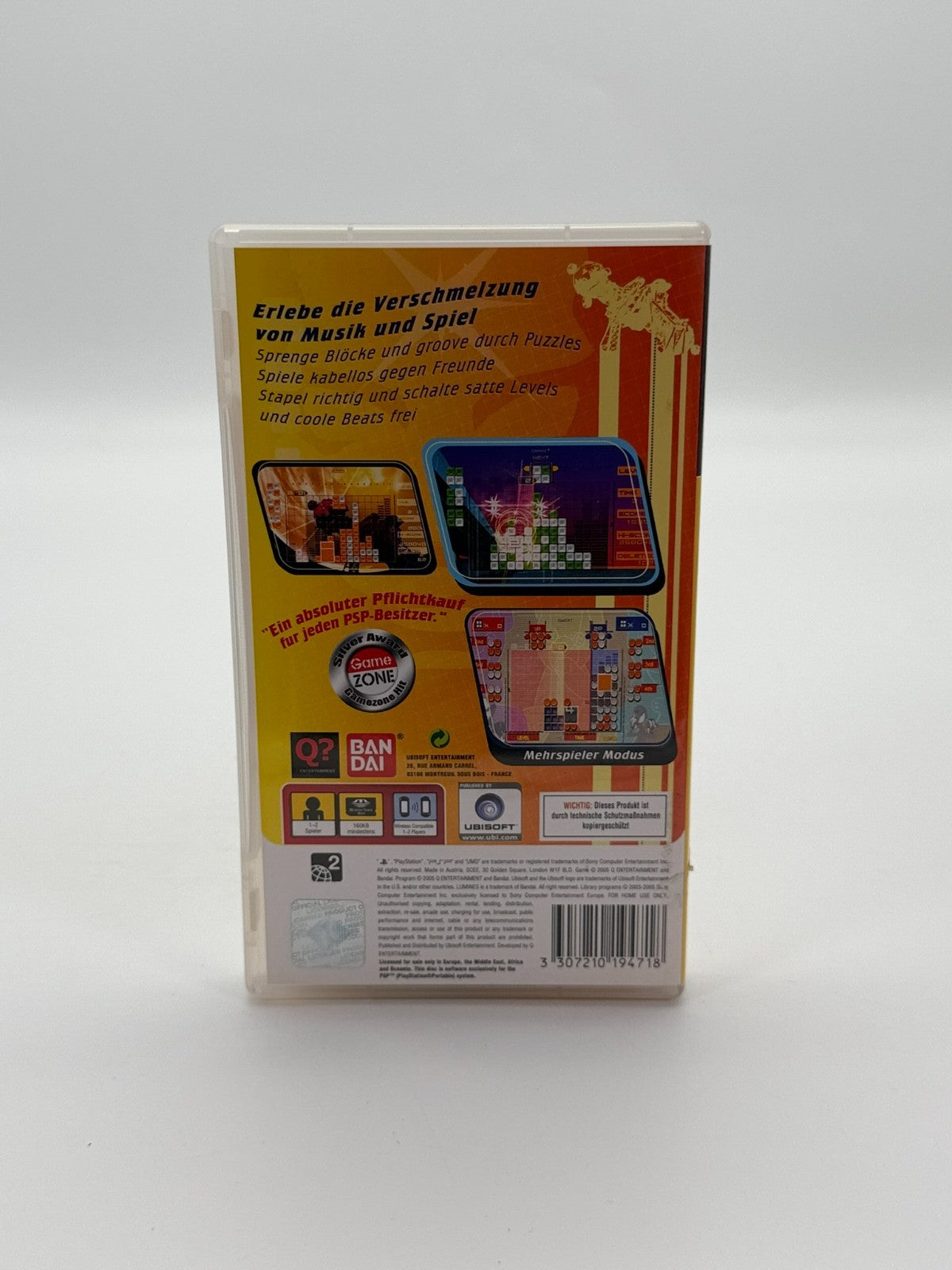 Lumines Sony PSP Sehr guter Zustand CIB OVP