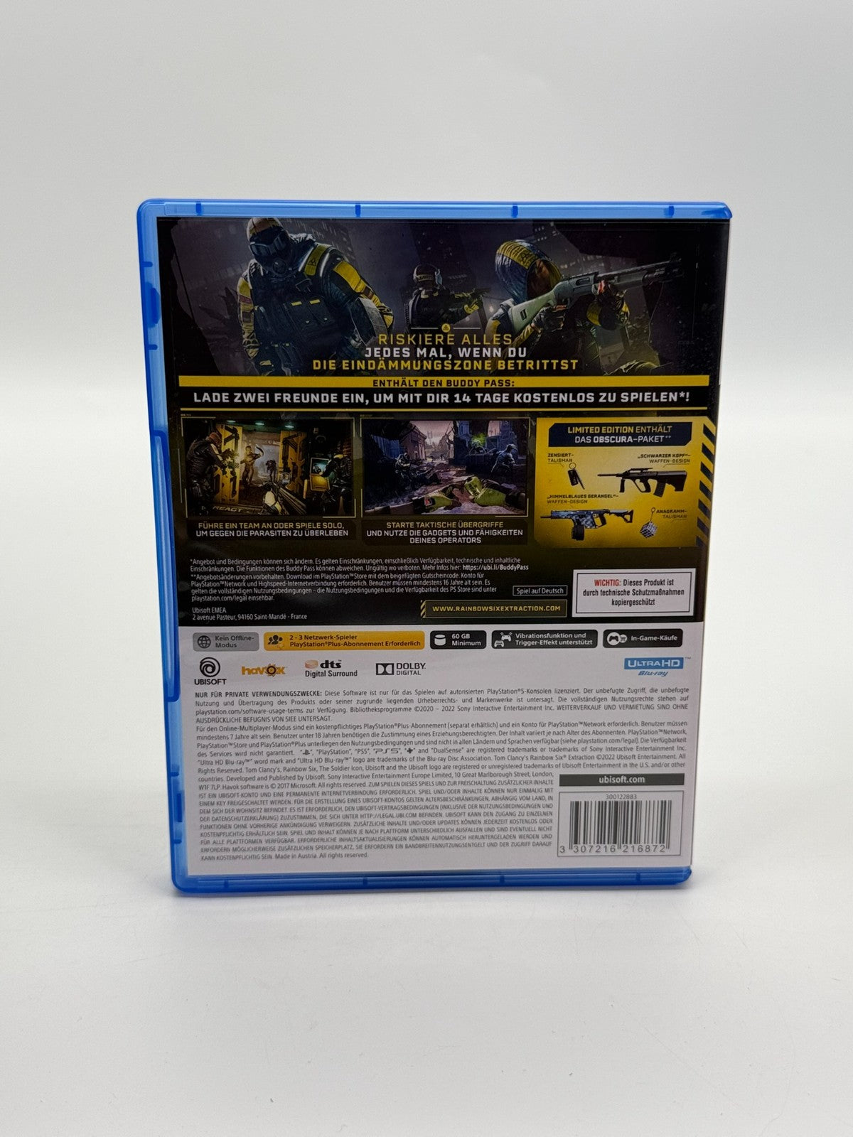 Tom Clancy's Rainbow Six Extraction Limited Edition Sony Playstation 5 Like New