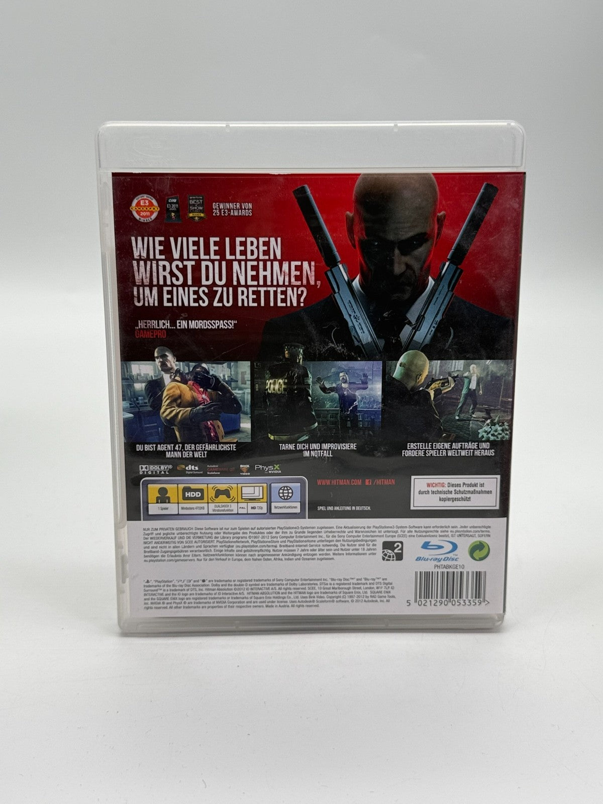 Hitman Absolution Outfit Edition Sony Playstation 3 Sehr guter Zustand CIB OVP