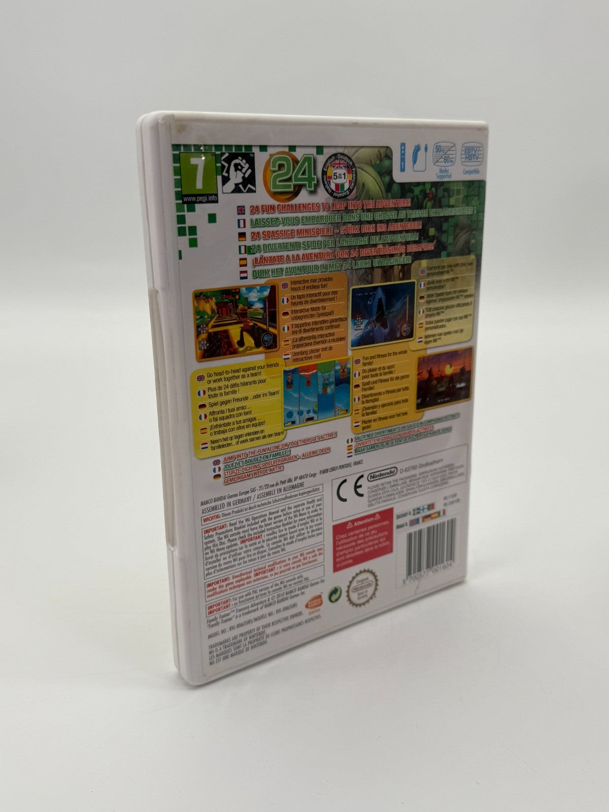 Family Trainer Treasure Adventure Nintendo Wii guter Zustand CIB OVP