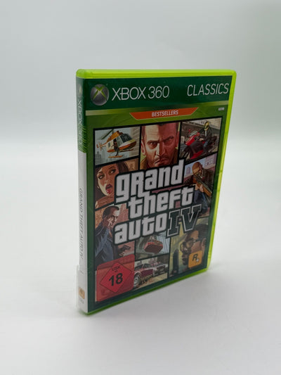 Grand Theft Auto IV Microsoft XBox 360 Classics Akzeptabler Zustand CIB OVP