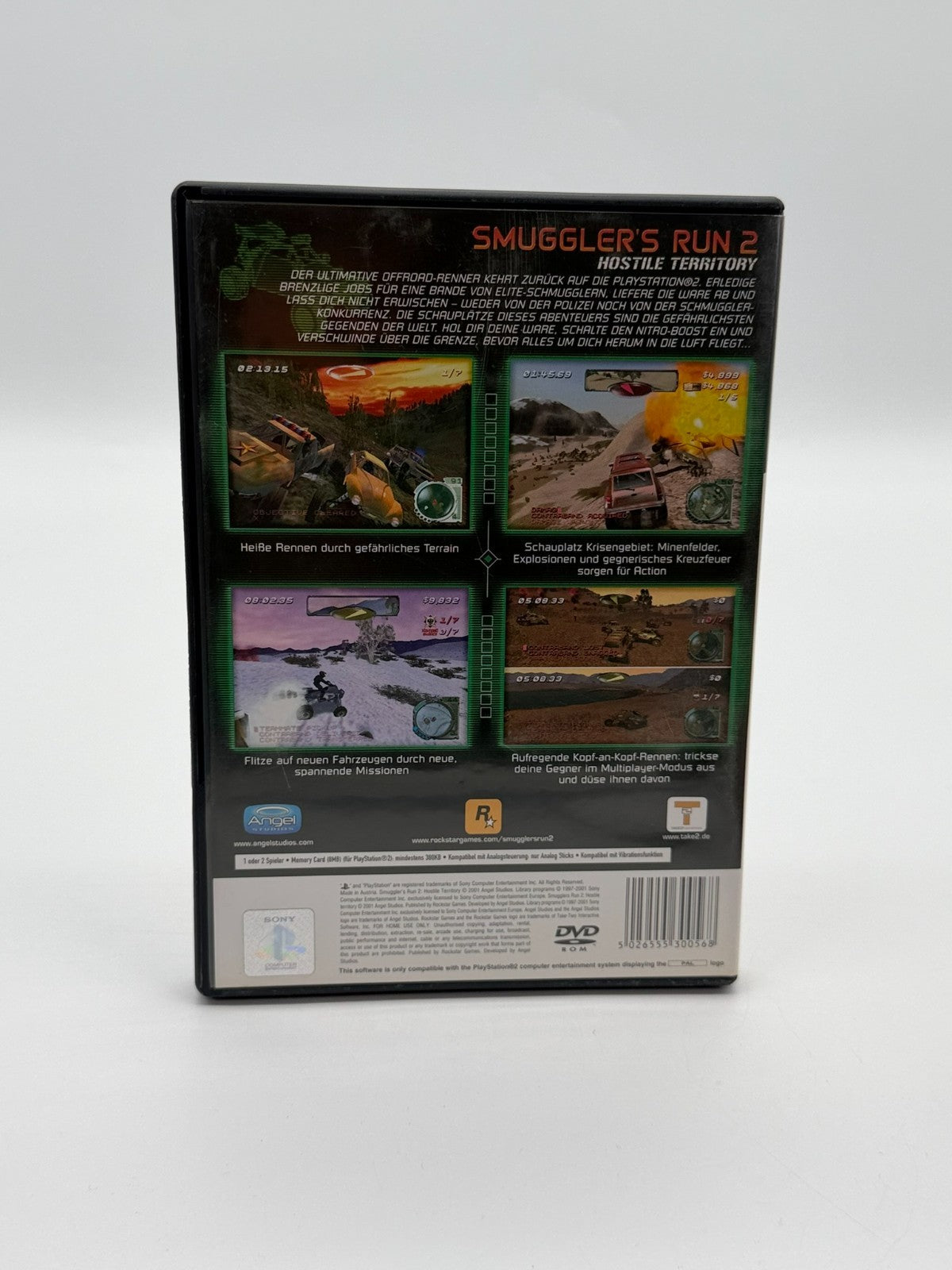 Smugglers Run 2 Hostile Territory Sony Playstation 2 guter Zustand CIB OVP