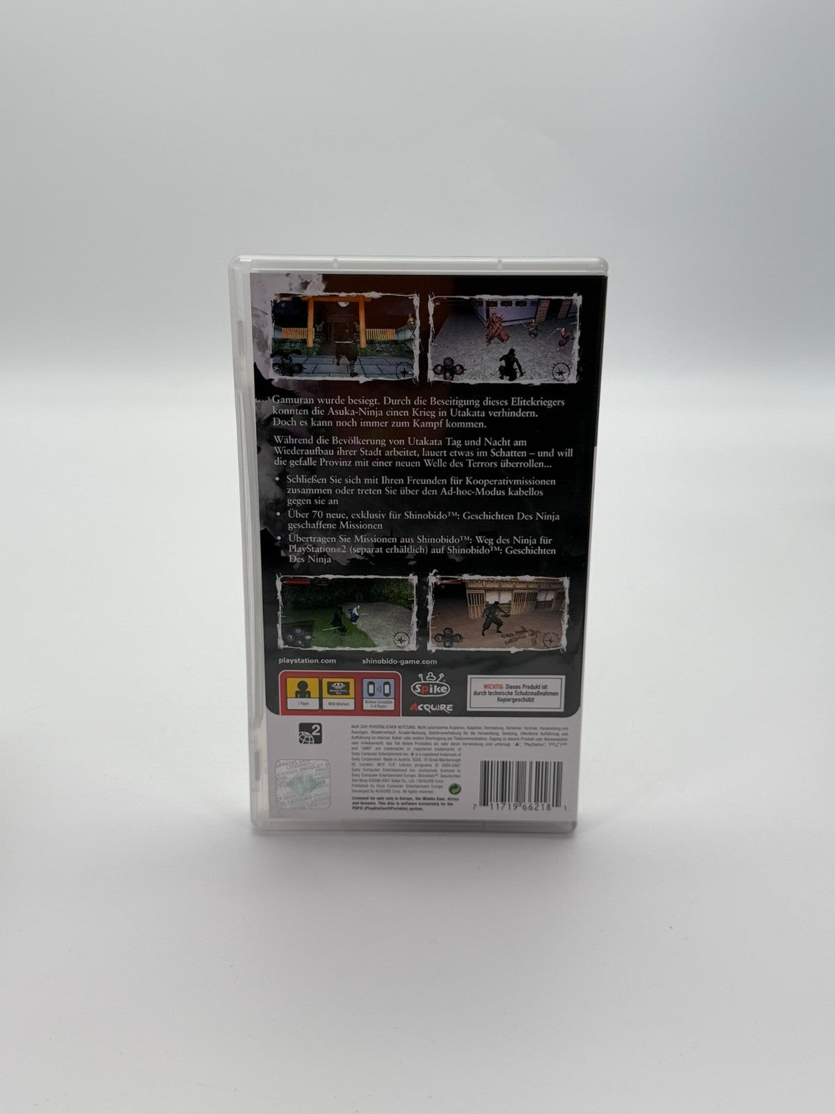 Shinobido Geschichten Des Ninja Sony PSP guter Zustand OVP