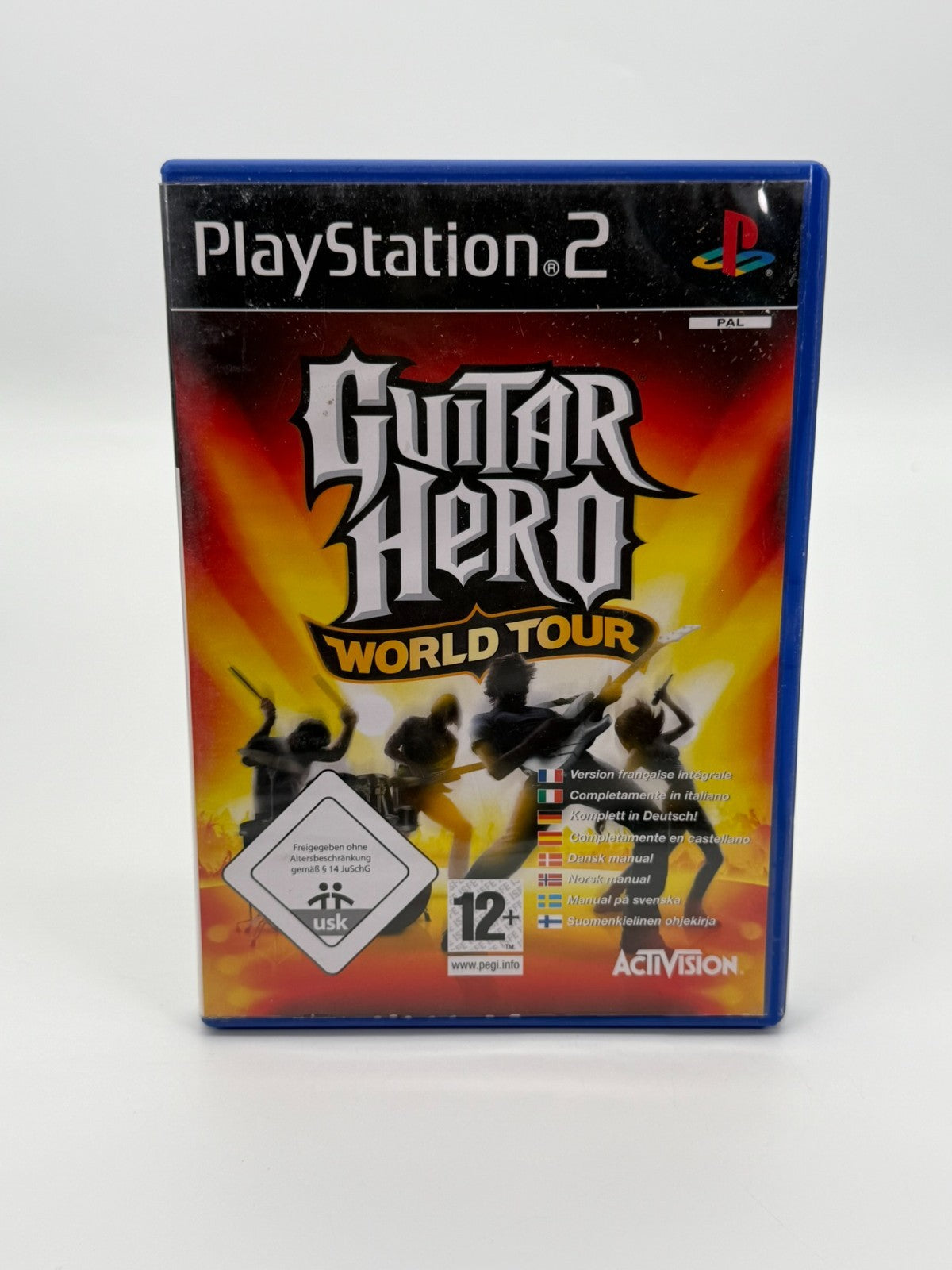 Guitar Hero World Tour Sony Playstation 2 bon état CIB OVP