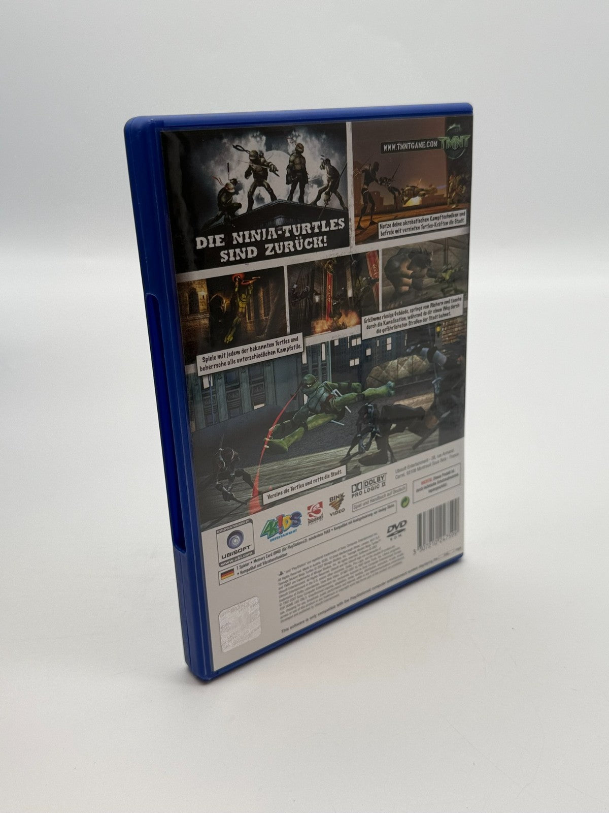 TMNT Teenage Mutant Ninja Turtles Sony Playstation 2 guter Zustand CIB OVP