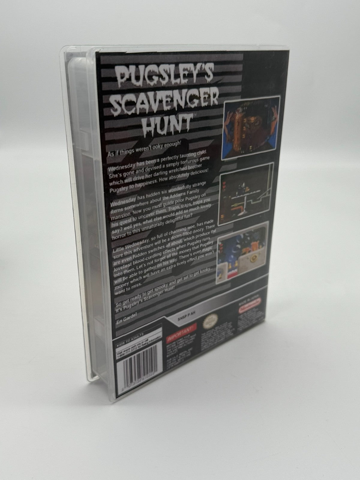 Pugsley's Scavenger Hunt Super Nintendo SNES NTSC-U/C bon état