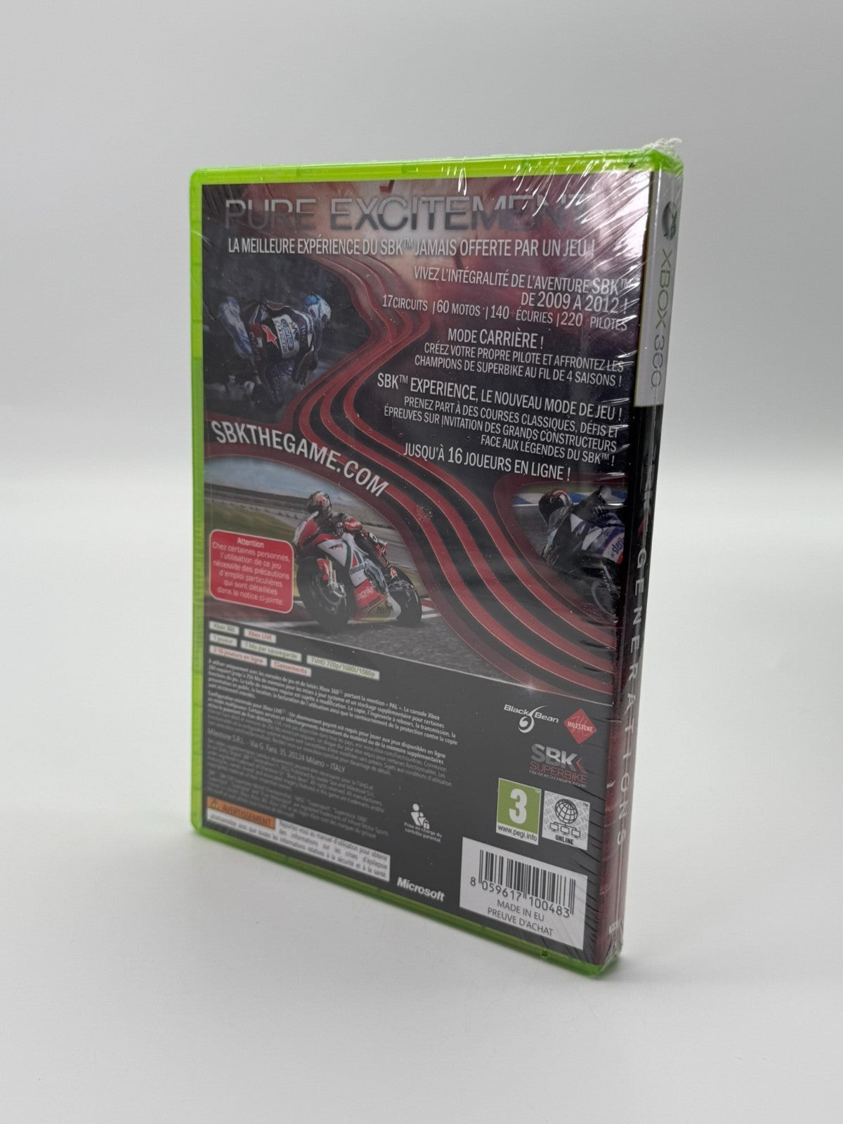 SBK Generations Microsoft Xbox 360 Neuf Scellé d'Usine CIB OVP