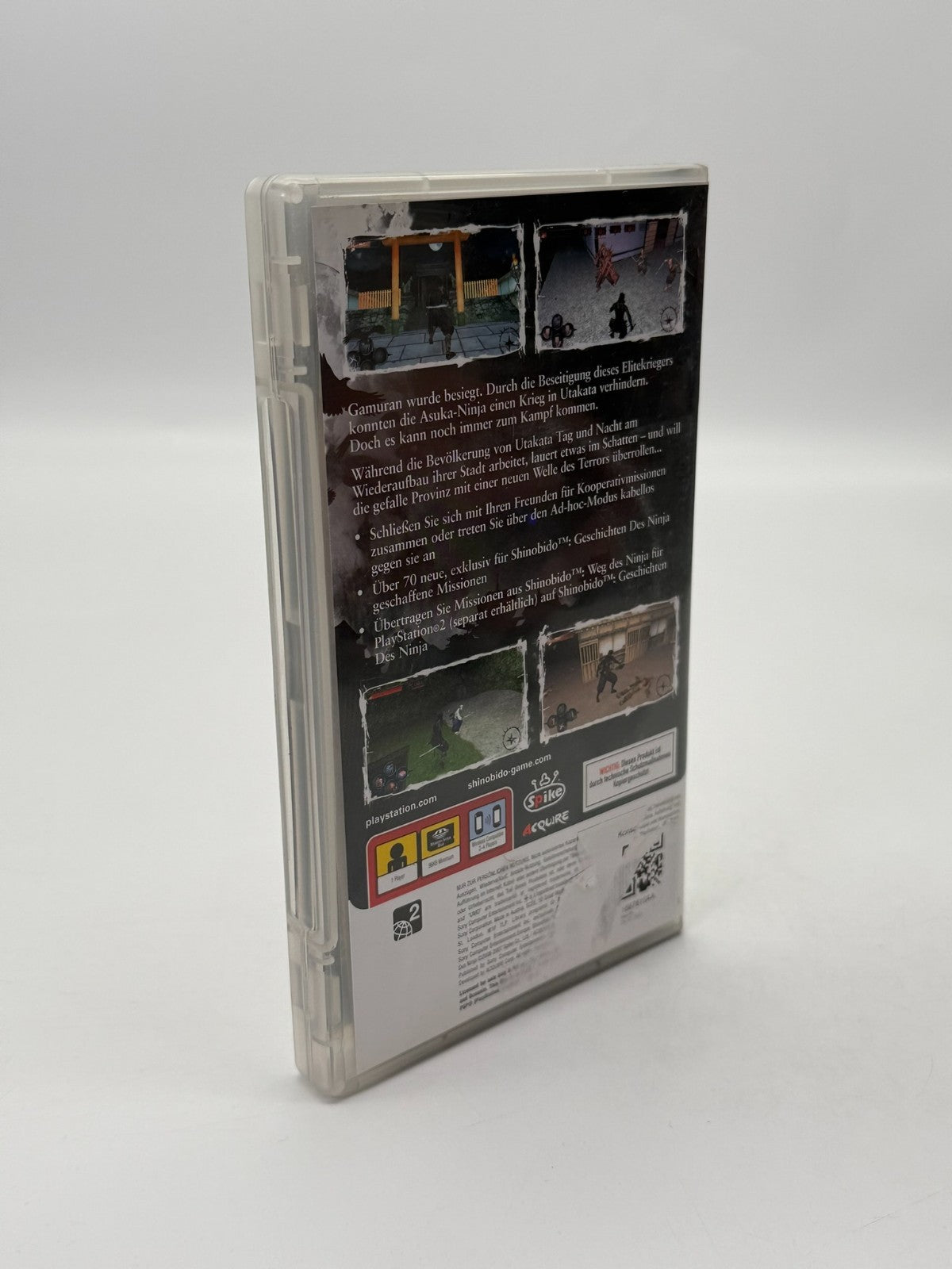 Shinobido Geschichten Des Ninja Sony PSP guter Zustand CIB OVP