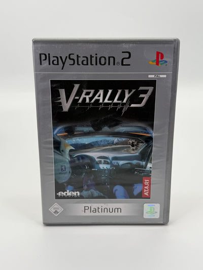 V-Rally 3 Sony PlayStation 2 bon état CIB OVP