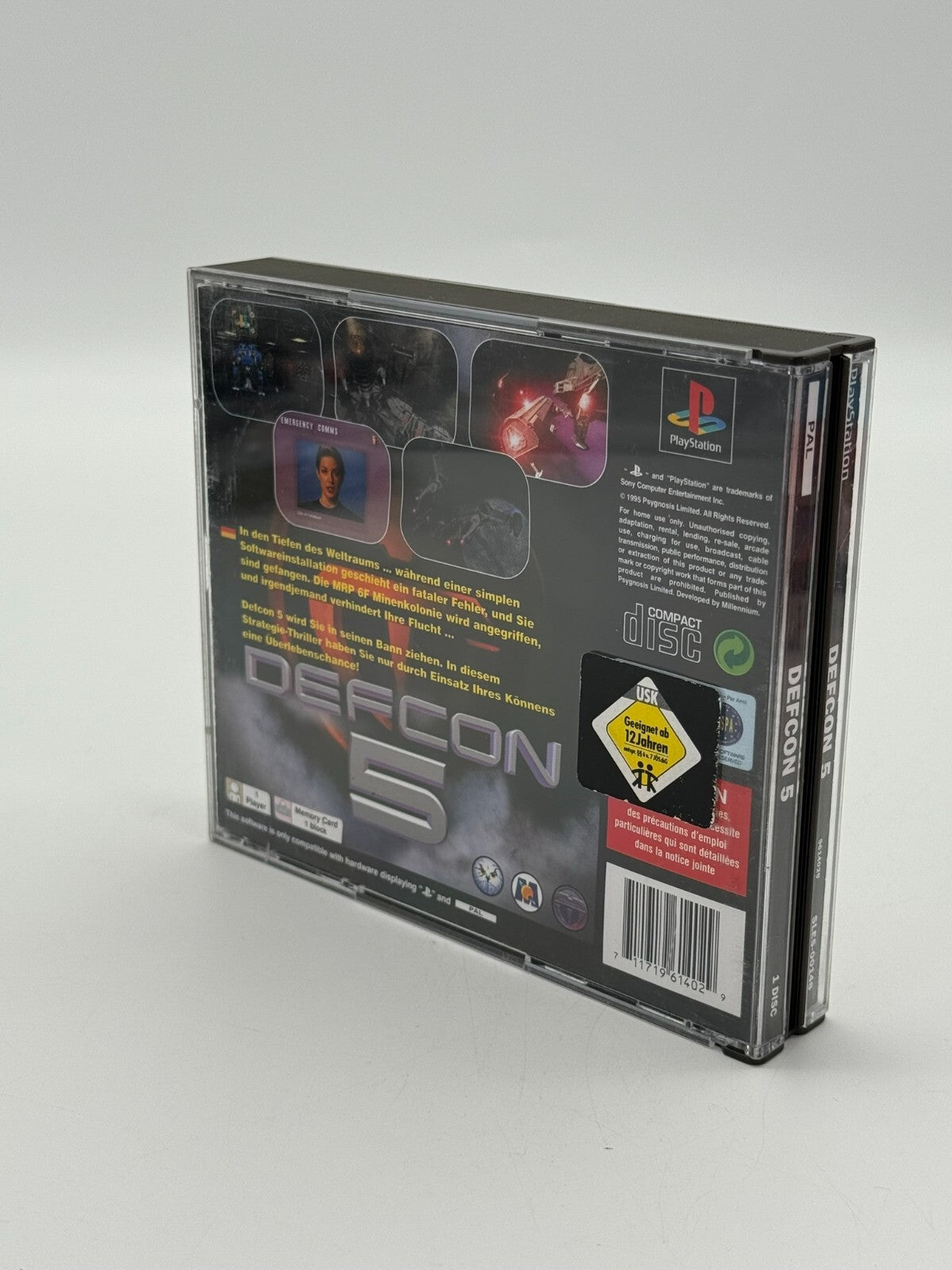 Defcon 5 Sony Playstation 1 PS1 PSX PsOne Big Box guter Zustand CIB OVP