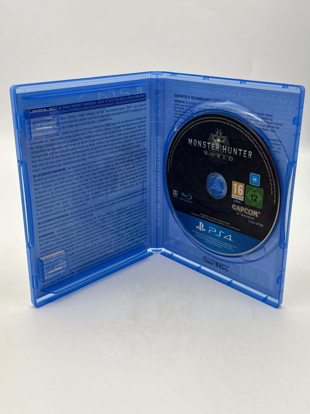 Monster Hunter World Sony Playstation 4 Very good condition Original Packaging