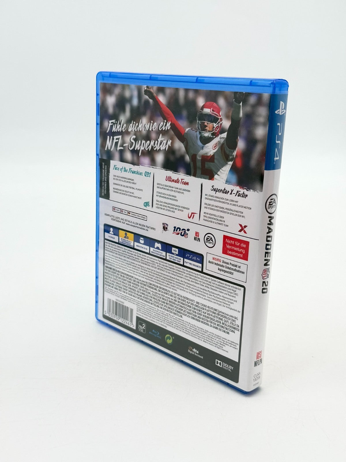 Madden NFL 20 Sony Playstation 4 Très bon état CIB OVP