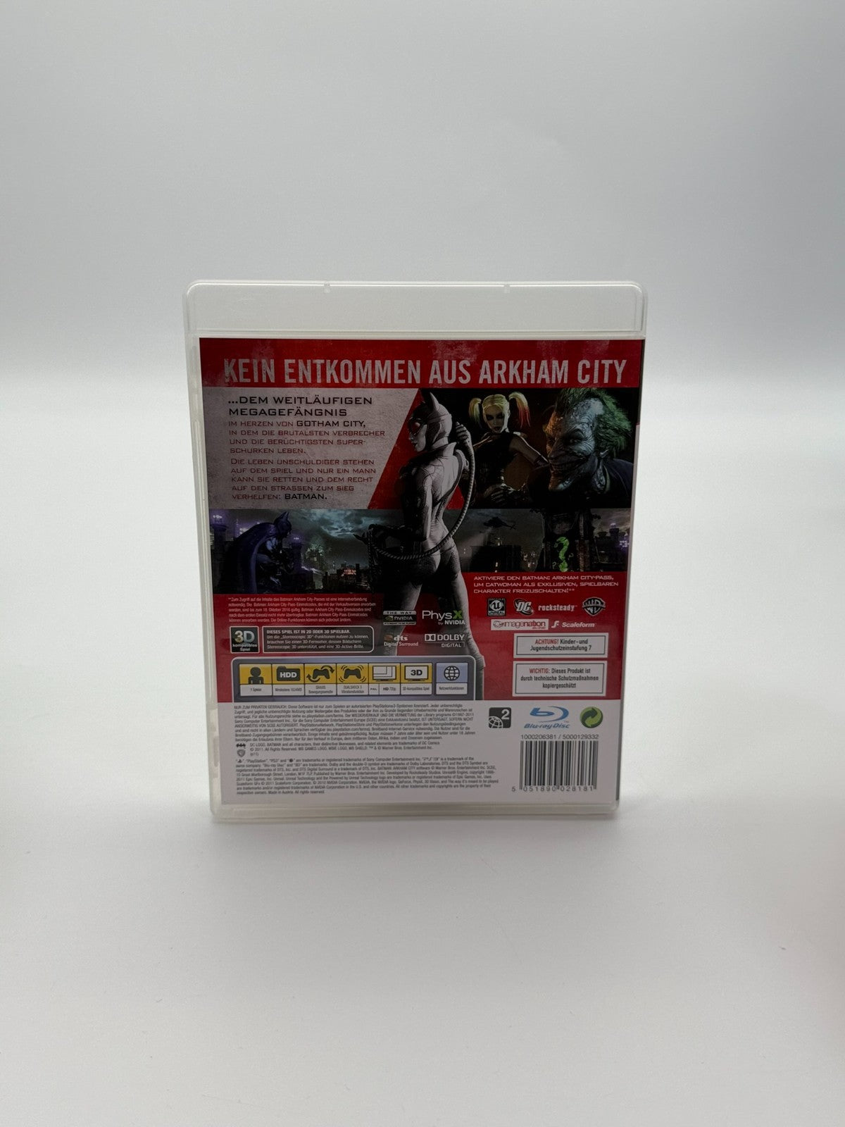 Batman Arkham City Sony Playstation 3 guter Zustand OVP