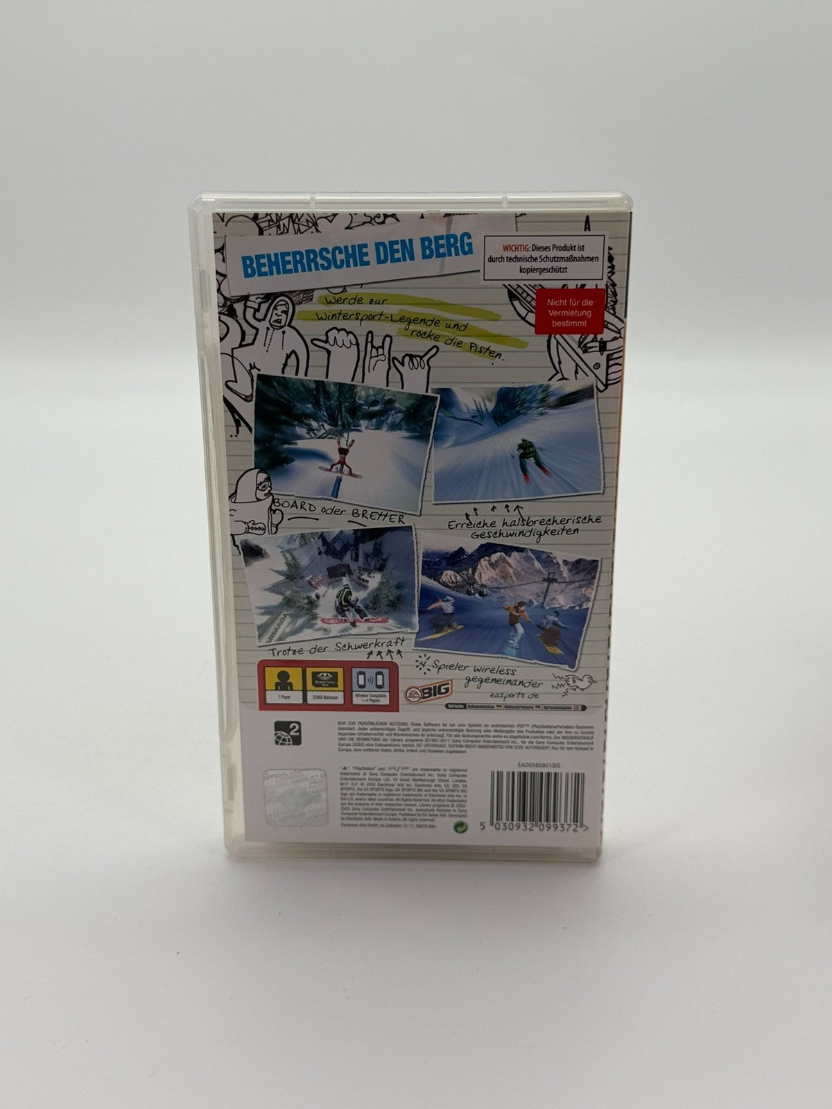 SSX On Tour Sony PSP guter Zustand CIB OVP