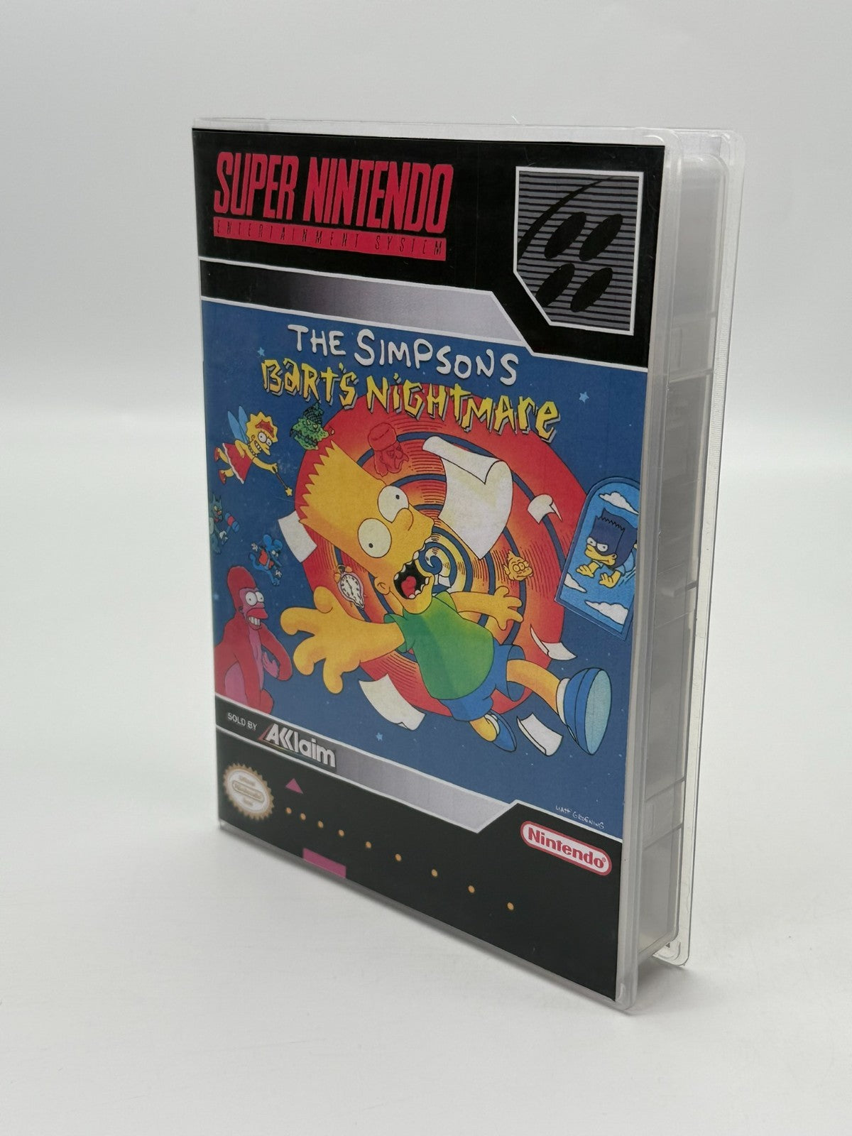The Simpsons Bart's Nightmare Super Nintendo SNES NTSC-U/C Bon état