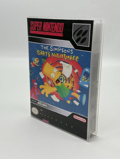 The Simpsons Barts Nightmare Super Nintendo SNES NTSC-U/C Guter Zustand
