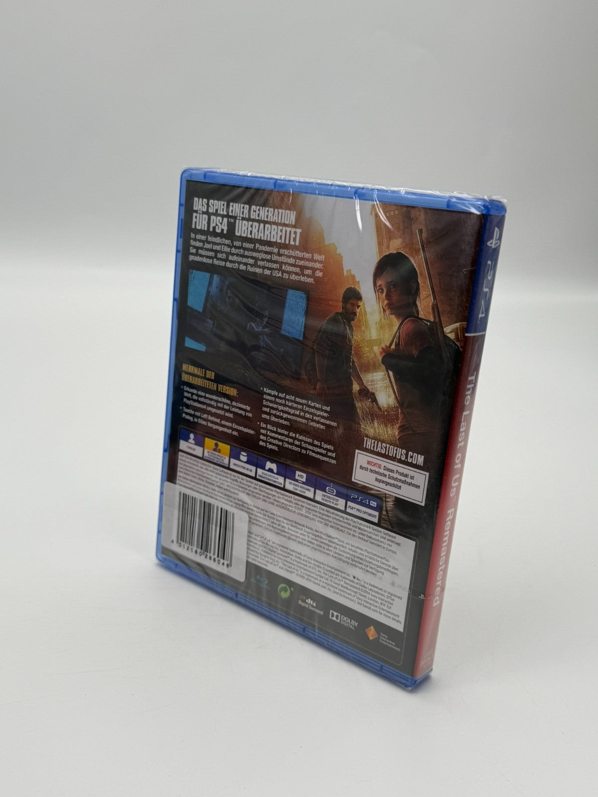 The Last Of Us Remastered Sony Playstation 4 Neuf sous blister CIB OVP