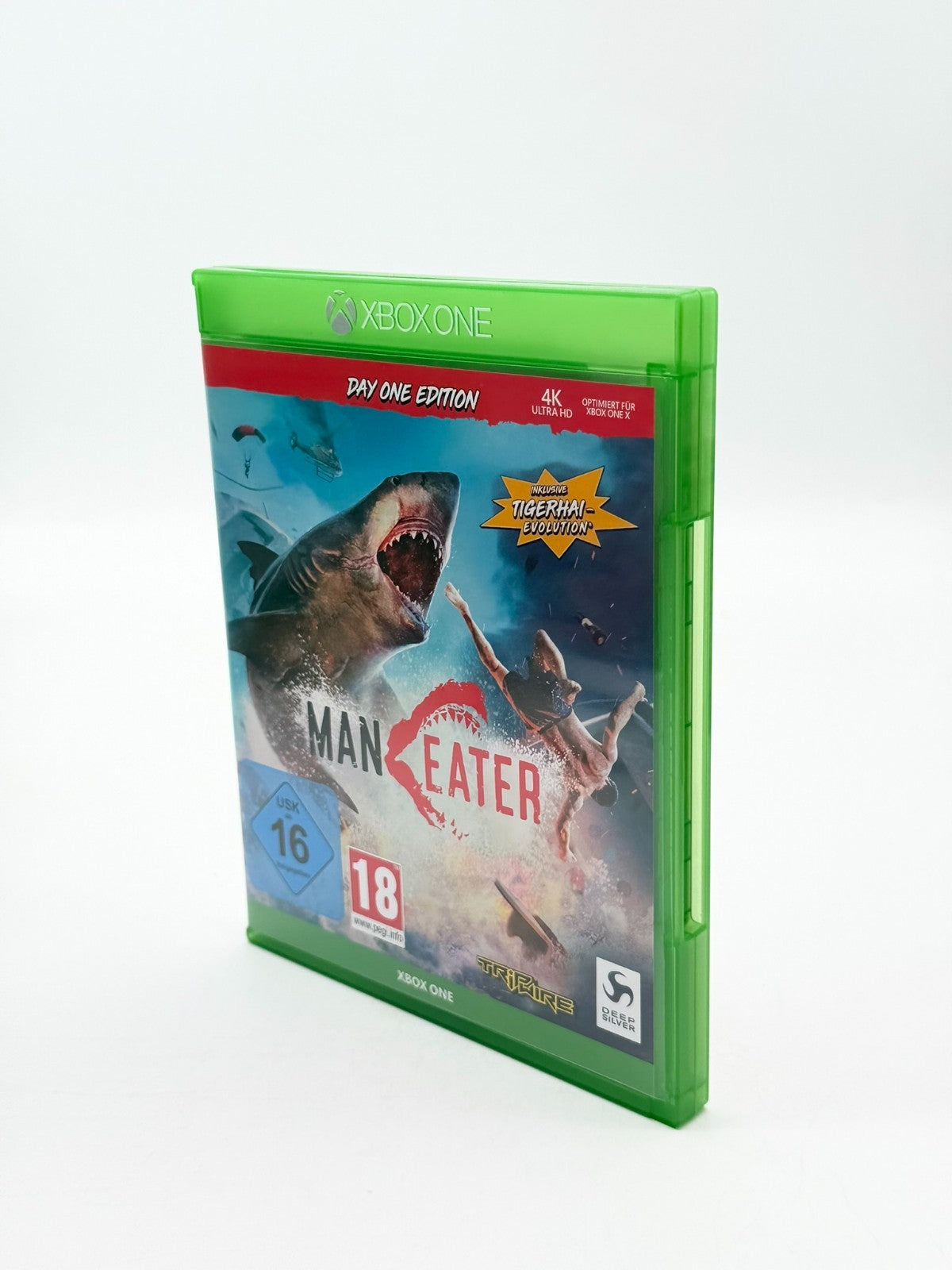 Maneater Day One Edition Microsoft XBox One Très bon état CIB OVP