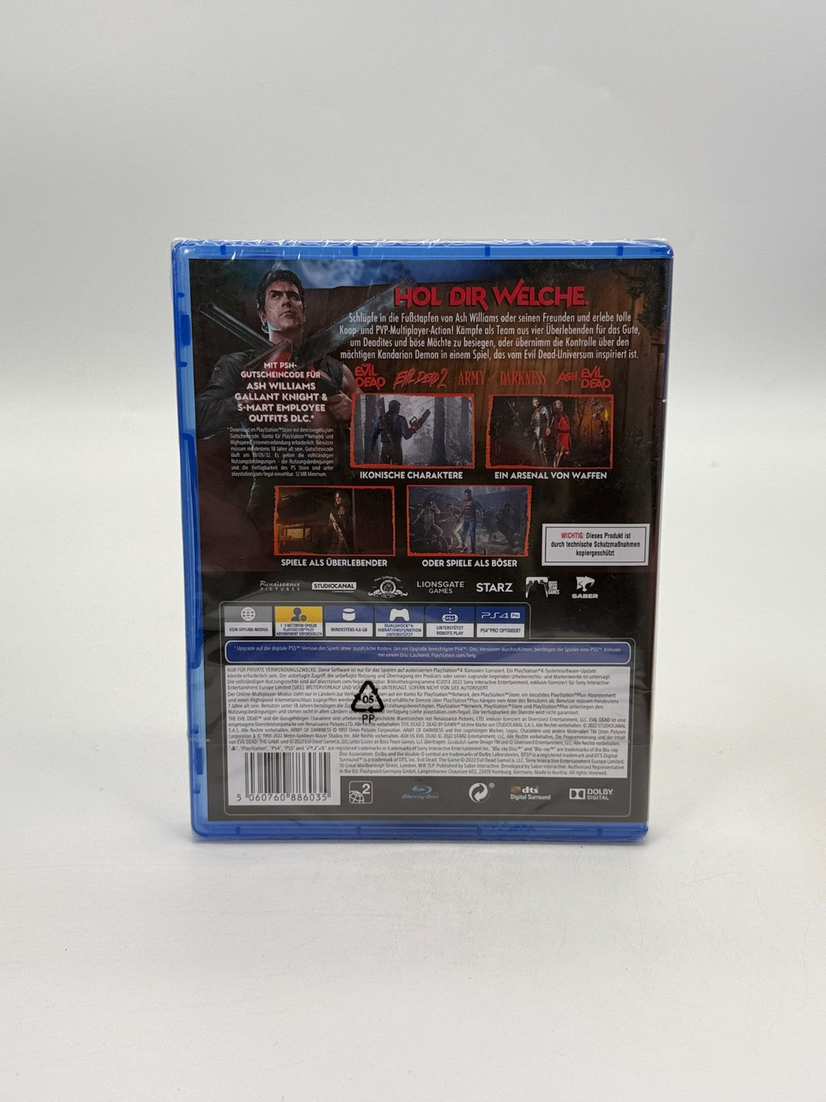 Evil Dead The Game Sony Playstation 4 Scellé en usine Complet en boîte Emballage d'origine