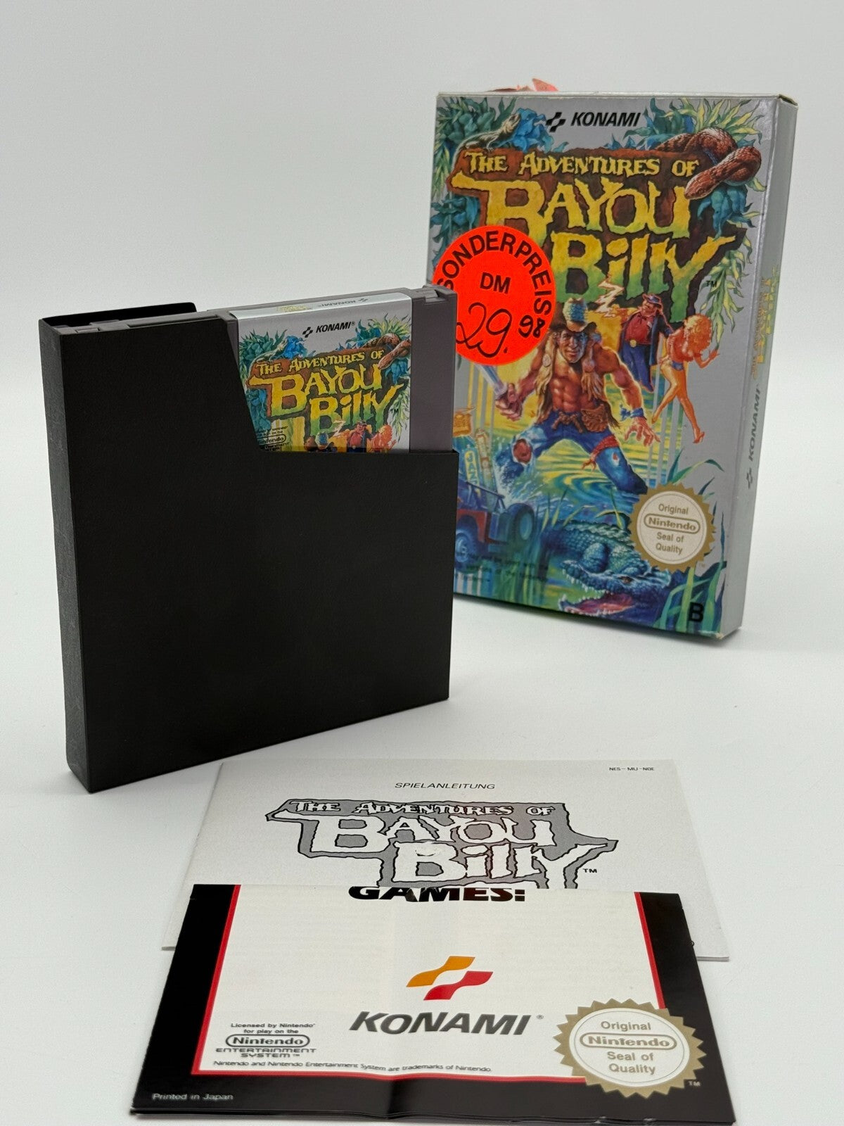 The Adventures of Bayou Billy Nintendo NES Très bon état - Comme neuf CIB OVP Rétro