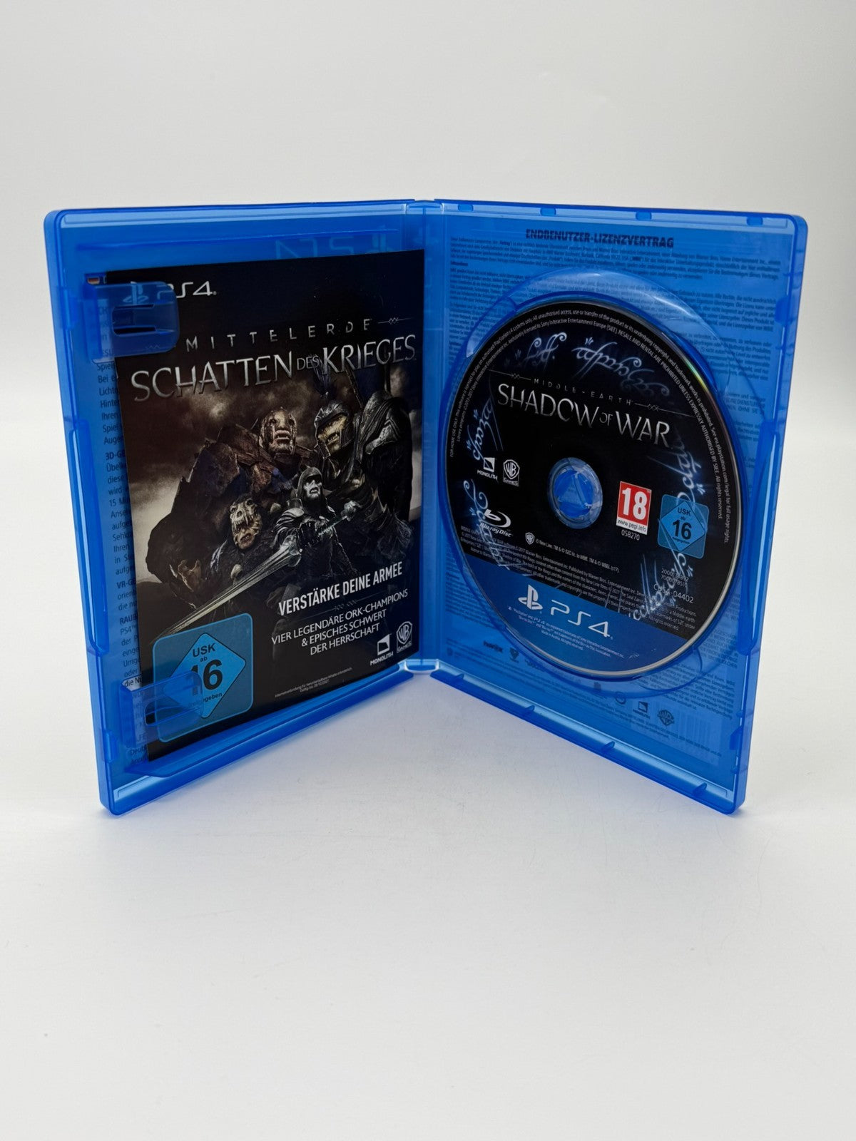 Middle-earth : L'Ombre de la Guerre Sony PlayStation 4 Très bon état CIB OVP