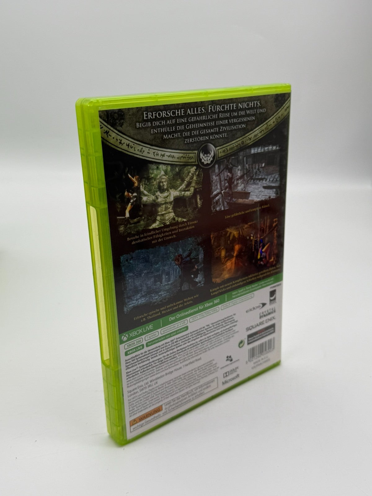 Tomb Raider Underworld Microsoft XBox 360 Très bon état CIB Boîte d'origine