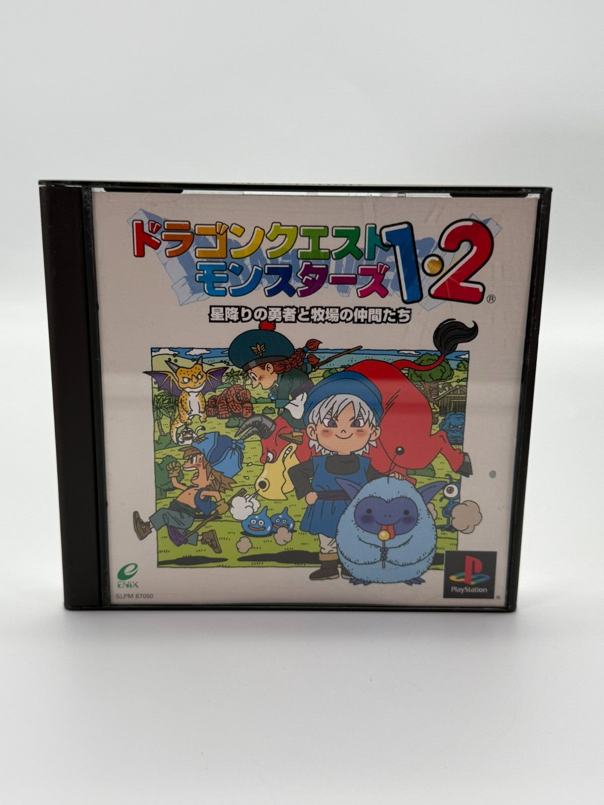 Dragon Quest Monsters 1 & 2 Sony Playstation 1 NTSC-J guter Zustand CIB OVP
