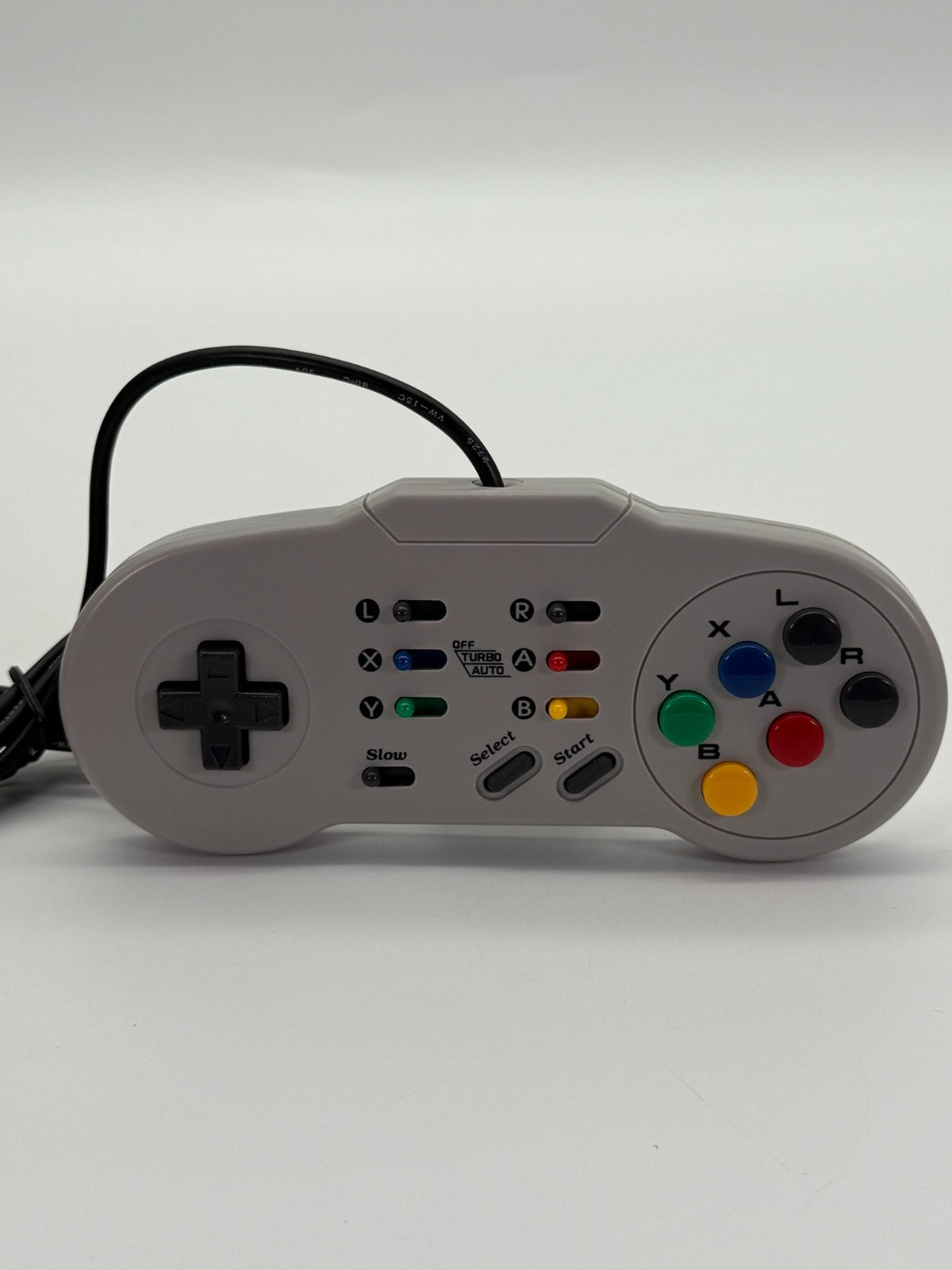 Manette de contrôle Pro Player lente/turbo/auto SN6 pour Super Nintendo, bon état, emballage d'origine