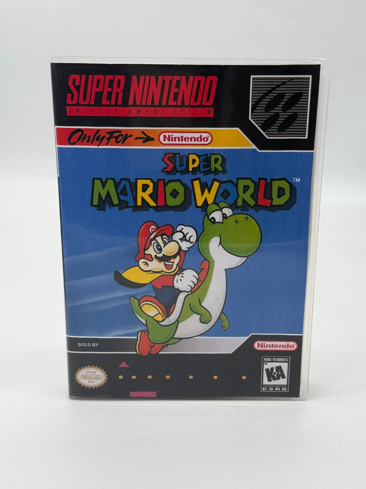 Super Mario World Super Nintendo SNES NTSC-U/C Cartouche + Manuel