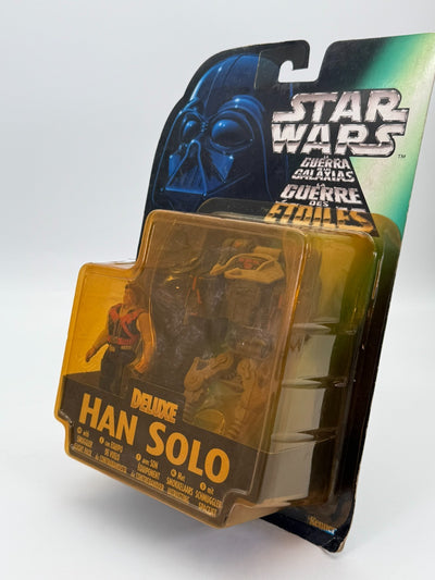 Figurine Han Solo Deluxe Star Wars Hasbro Kenner Neuve Bon état Emballage d'origine 1997