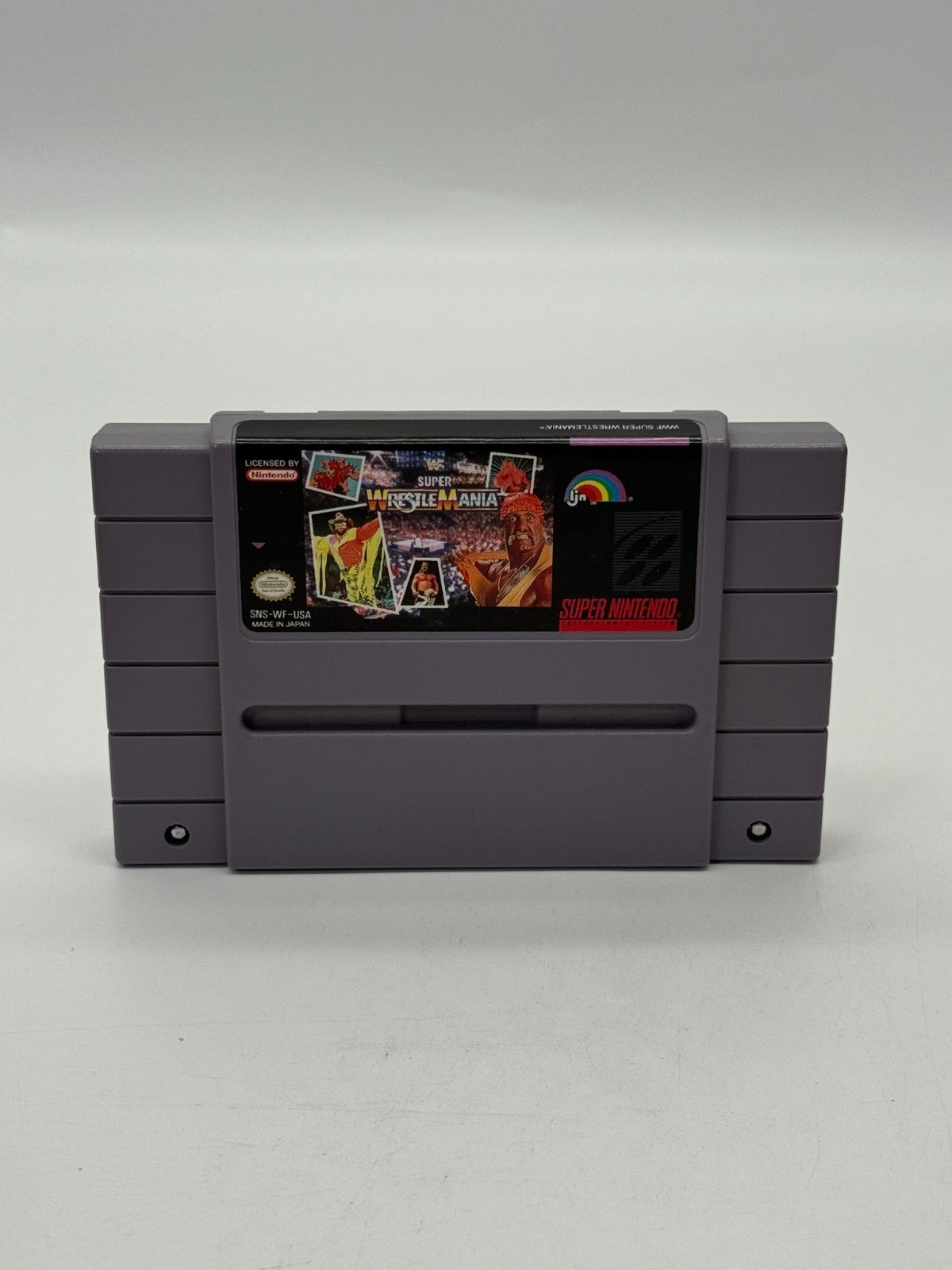WWF Super Wrestlemania Super Nintendo SNES NTSC-U/C bon - très bon