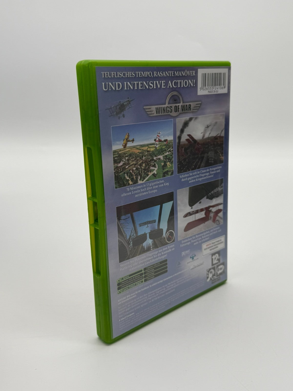 Wings Of War Microsoft XBox Classic bon état CIB OVP