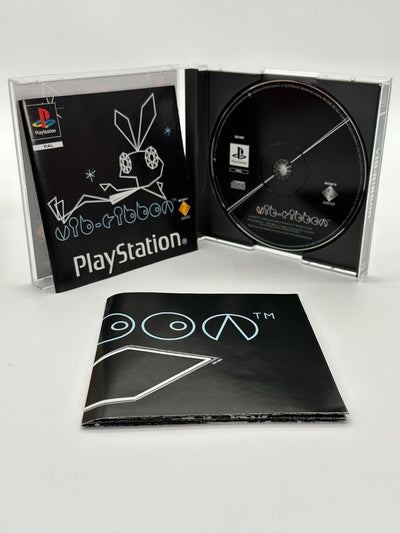 VIB Ribbon Sony Playstation 1 PS1 PSX PsOne État de collection comme neuf, poster inclus