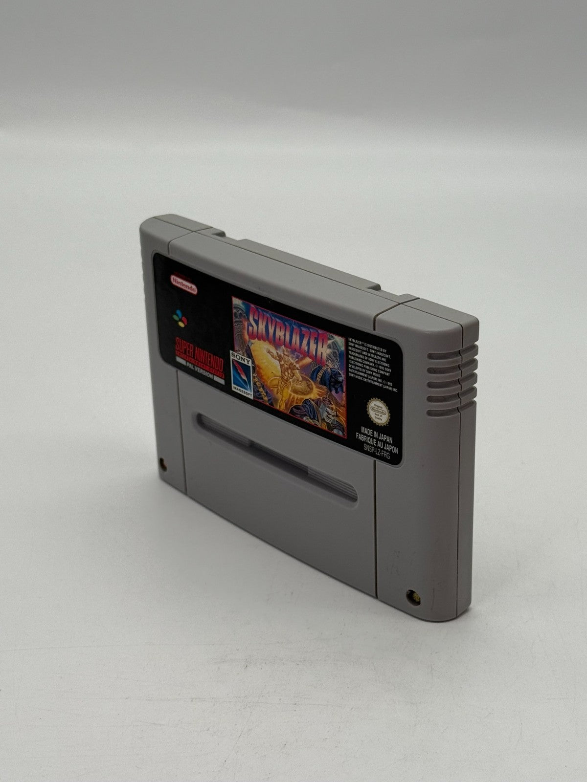 Skyblazer Super Nintendo SNES PAL bon état Cartouche + Housse de protection