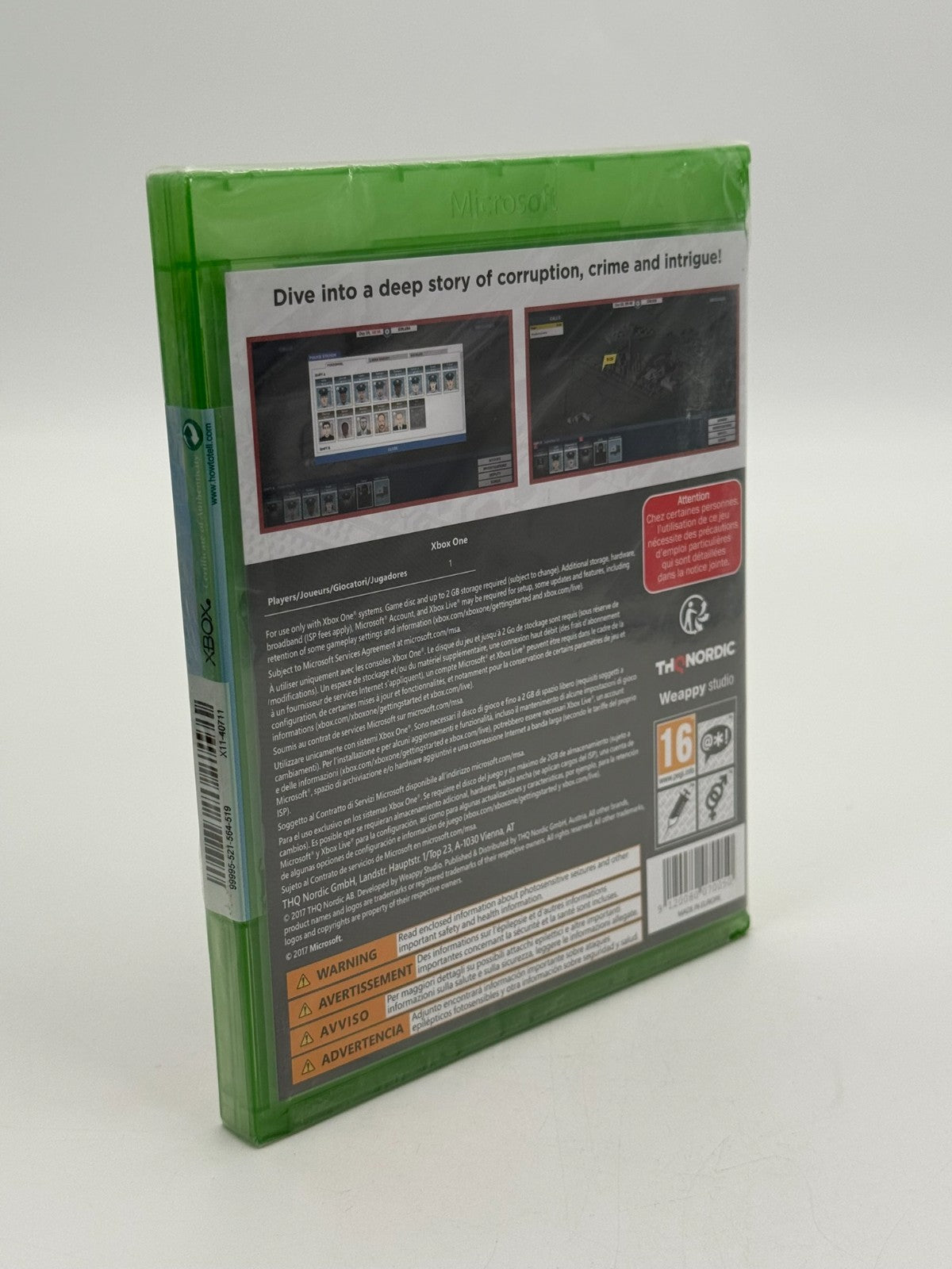 This Is The Police Microsoft Xbox One Factory Sealed OVP CIB NEW