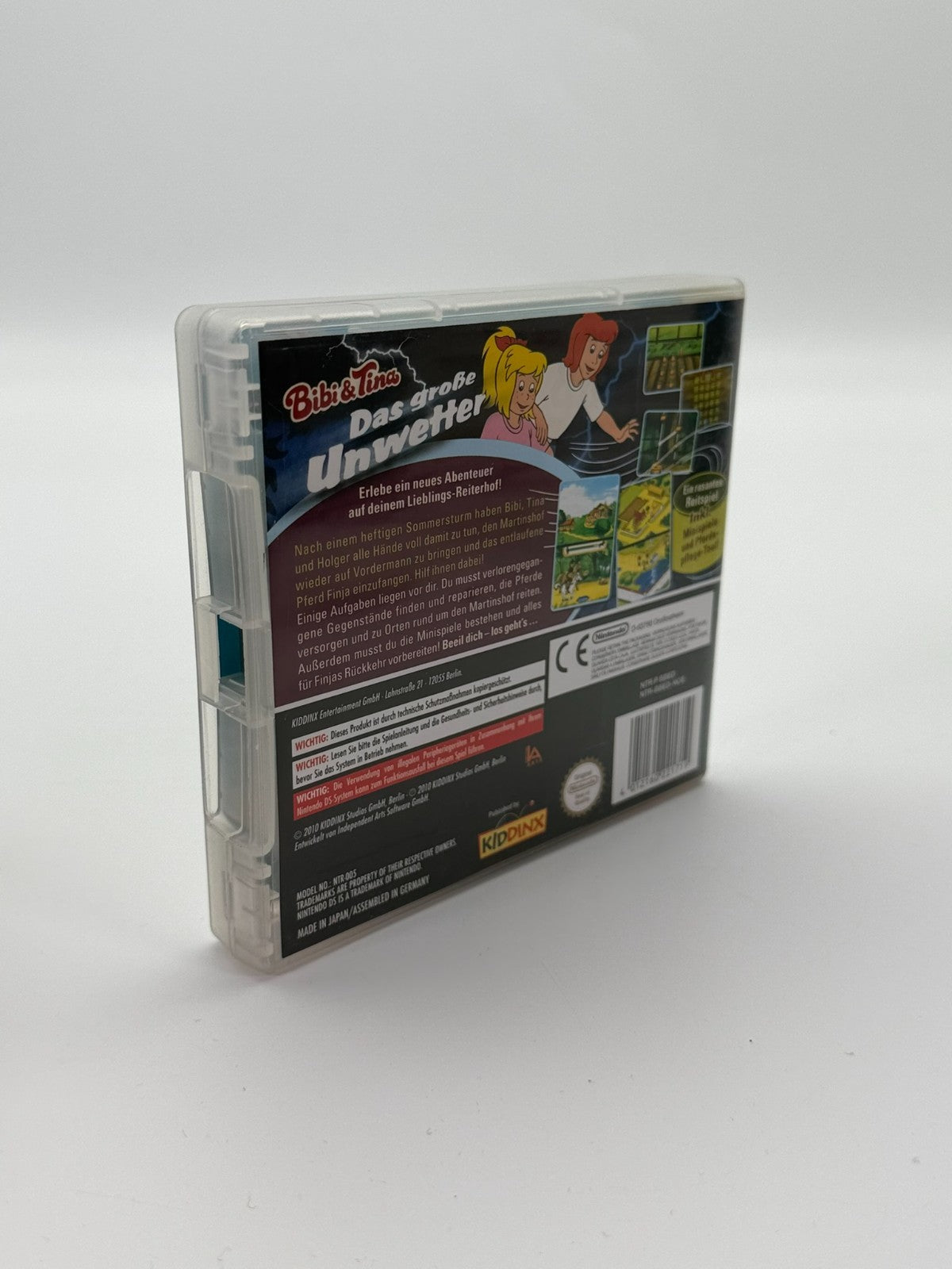 Bibi & Tina The Big Storm Nintendo DS good condition CIB OVP