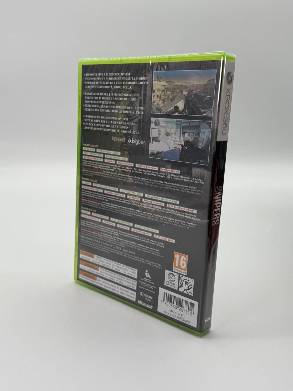Snipers Microsoft XBox 360 Neuf Scellé d'Usine CIB OVP