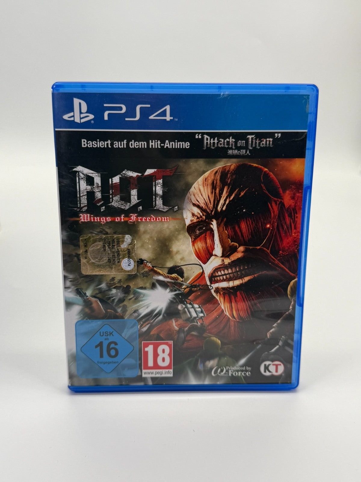 A.O.T. Wings of Freedom Sony Playstation 4 Very good condition CIB OVP