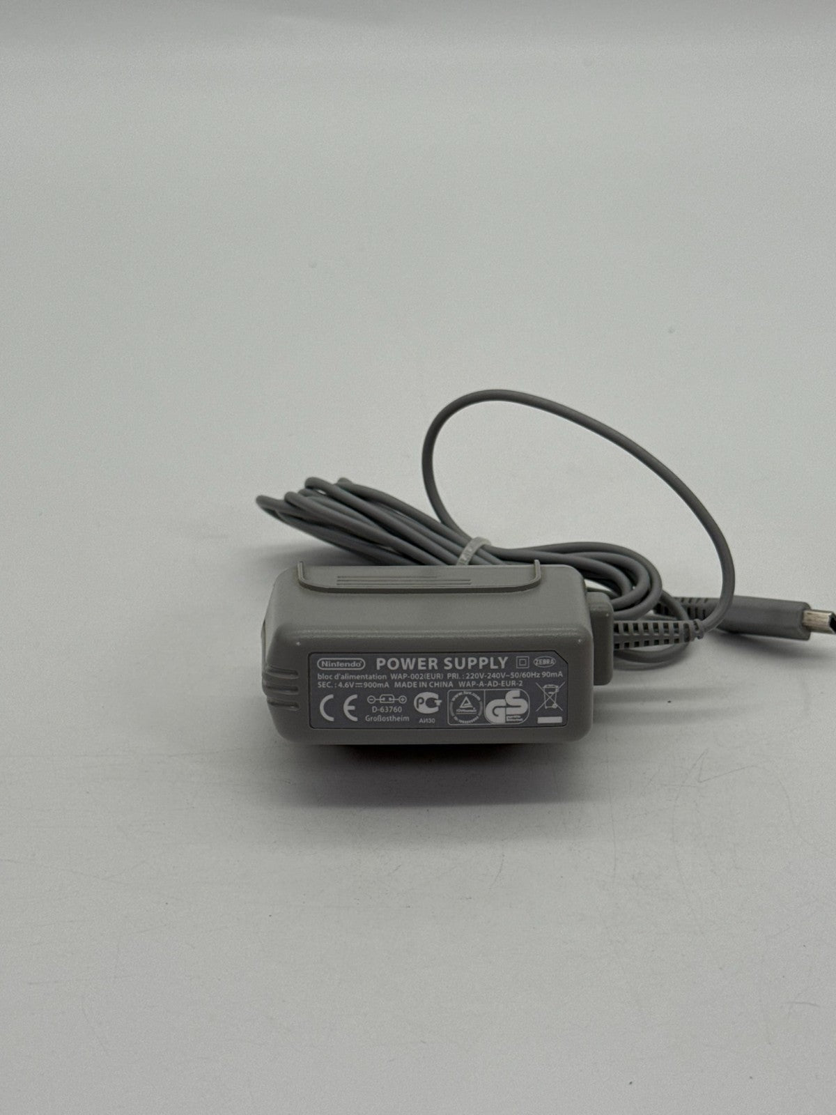 Chargeur / Adaptateur secteur d'origine Nintendo DS / 3DS / DSi bon état