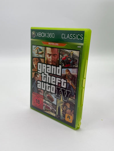 Grand Theft Auto IV Microsoft XBox 360 Classics Akzeptabler Zustand CIB OVP