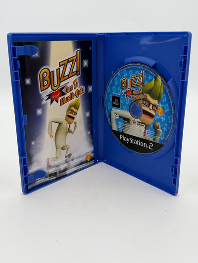 Buzz Das Musik Quiz Sony Playstation 2 guter Zustand CIB OVP