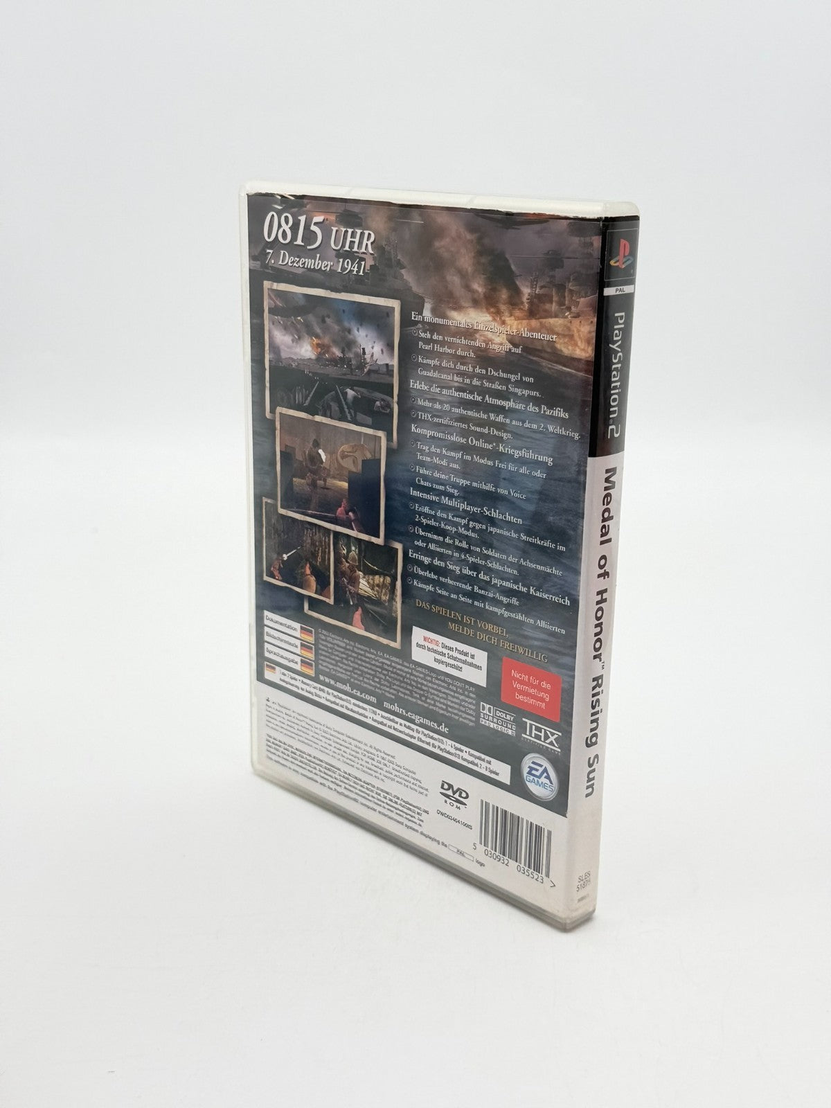 Medal Of Honor Rising Sun Sony Playstation 2 bon état CIB OVP