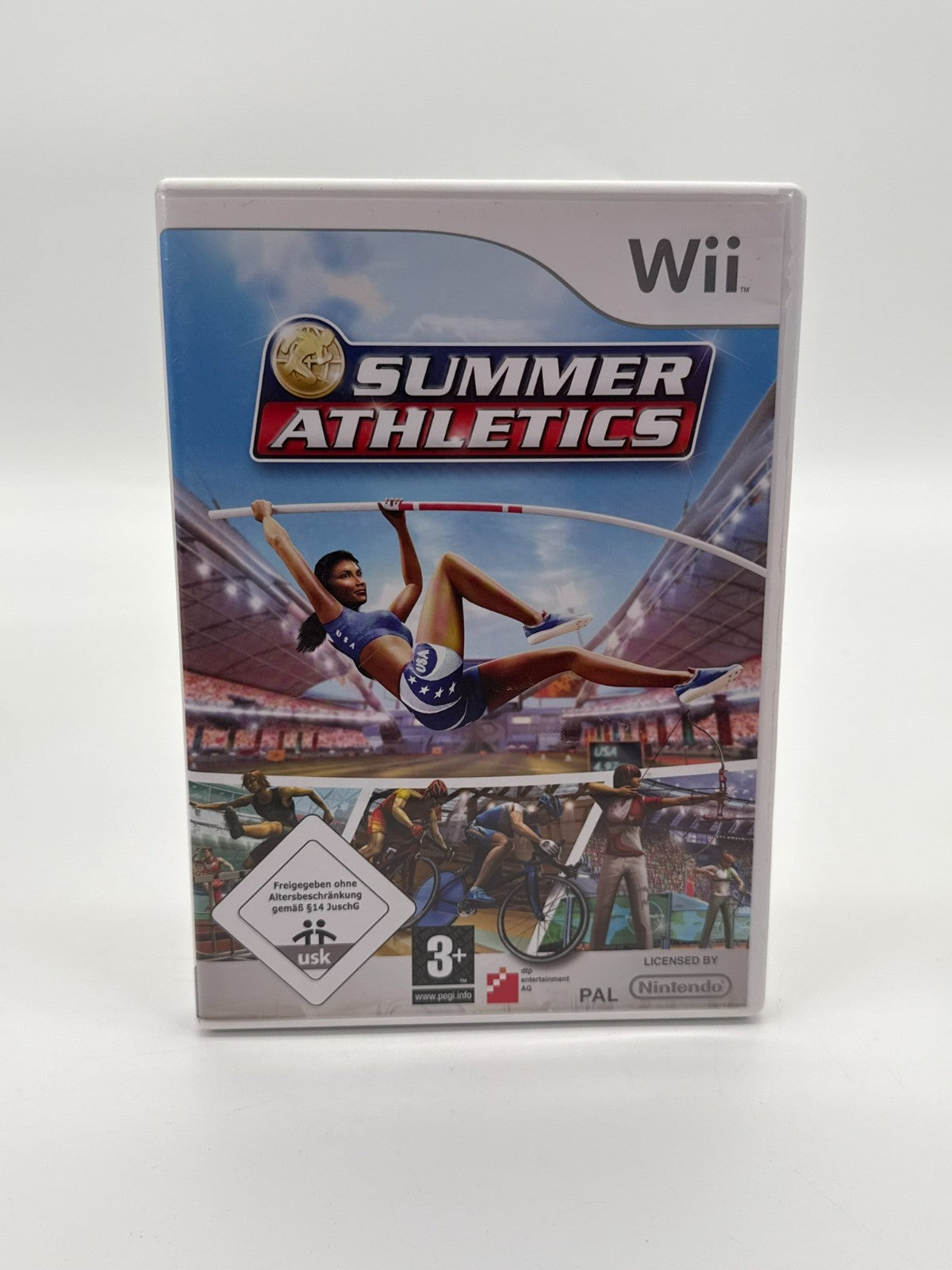 Summer Athletics Nintendo Wii guter Zustand CIB OVP