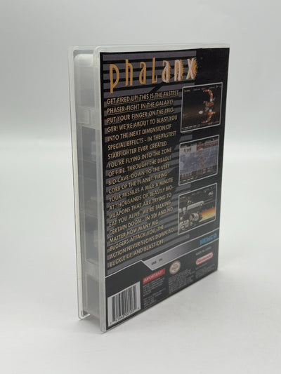 Phalanx Super Nintendo SNES NTSC-U/C guter Zustand Modul + Anleitung